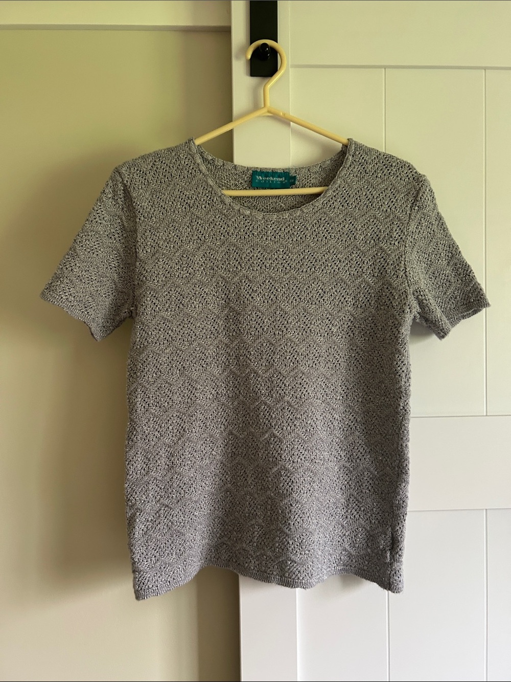 Vineyard Vines Short Sleeve Knit Tee in Gray